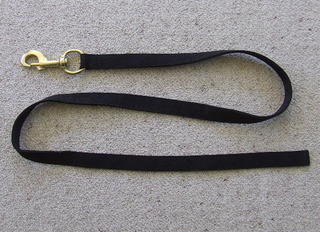 Lead - Heavy duty web with brass clip